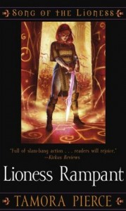 The cover of 'Lioness Rampant' by Tamora Pierce