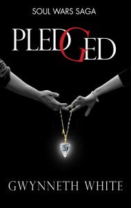 The cover of 'Pledged' by Gwynneth White