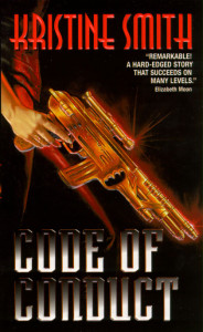 The cover of Code of Conduct by Kristine Smith